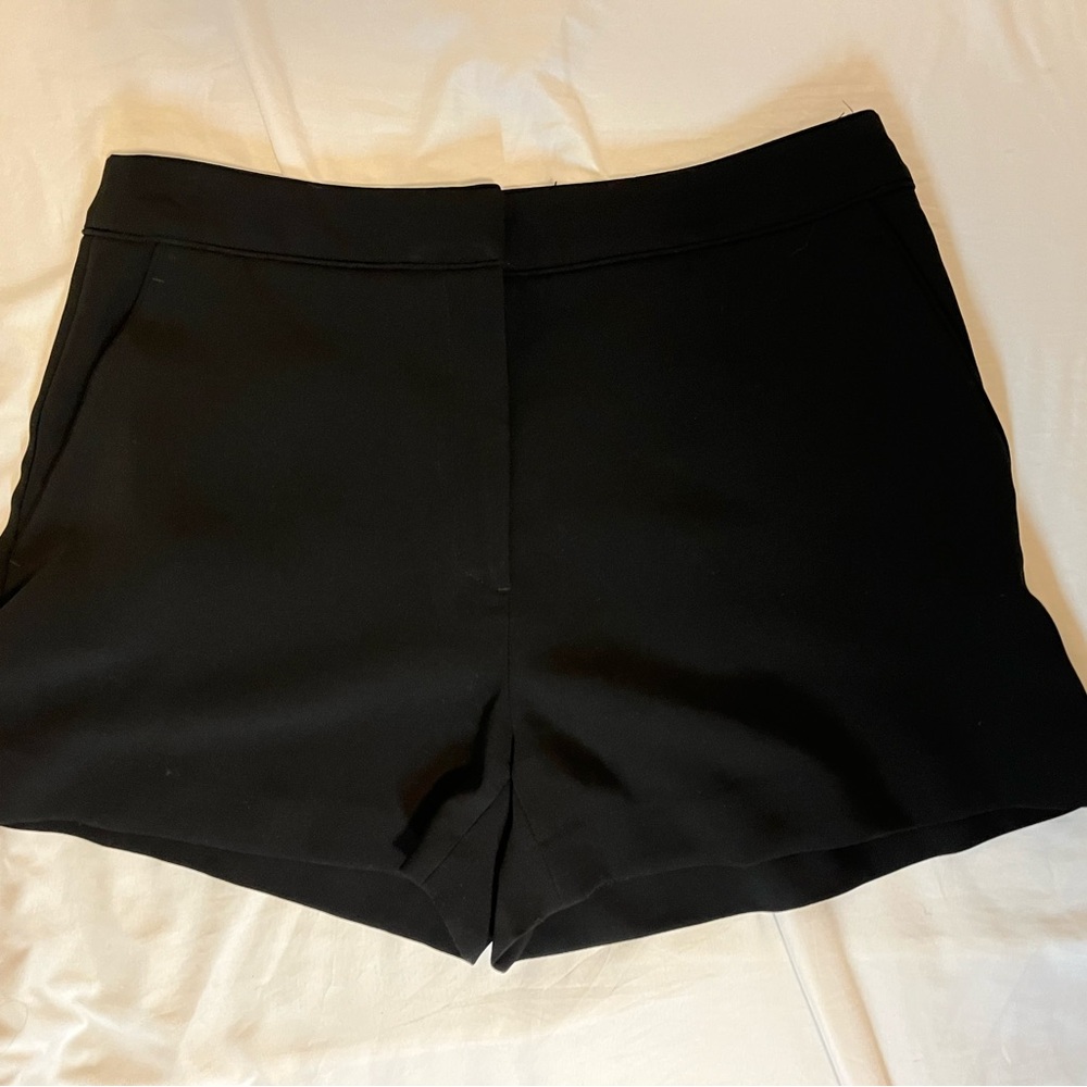 H&M high waisted black dressy shorts